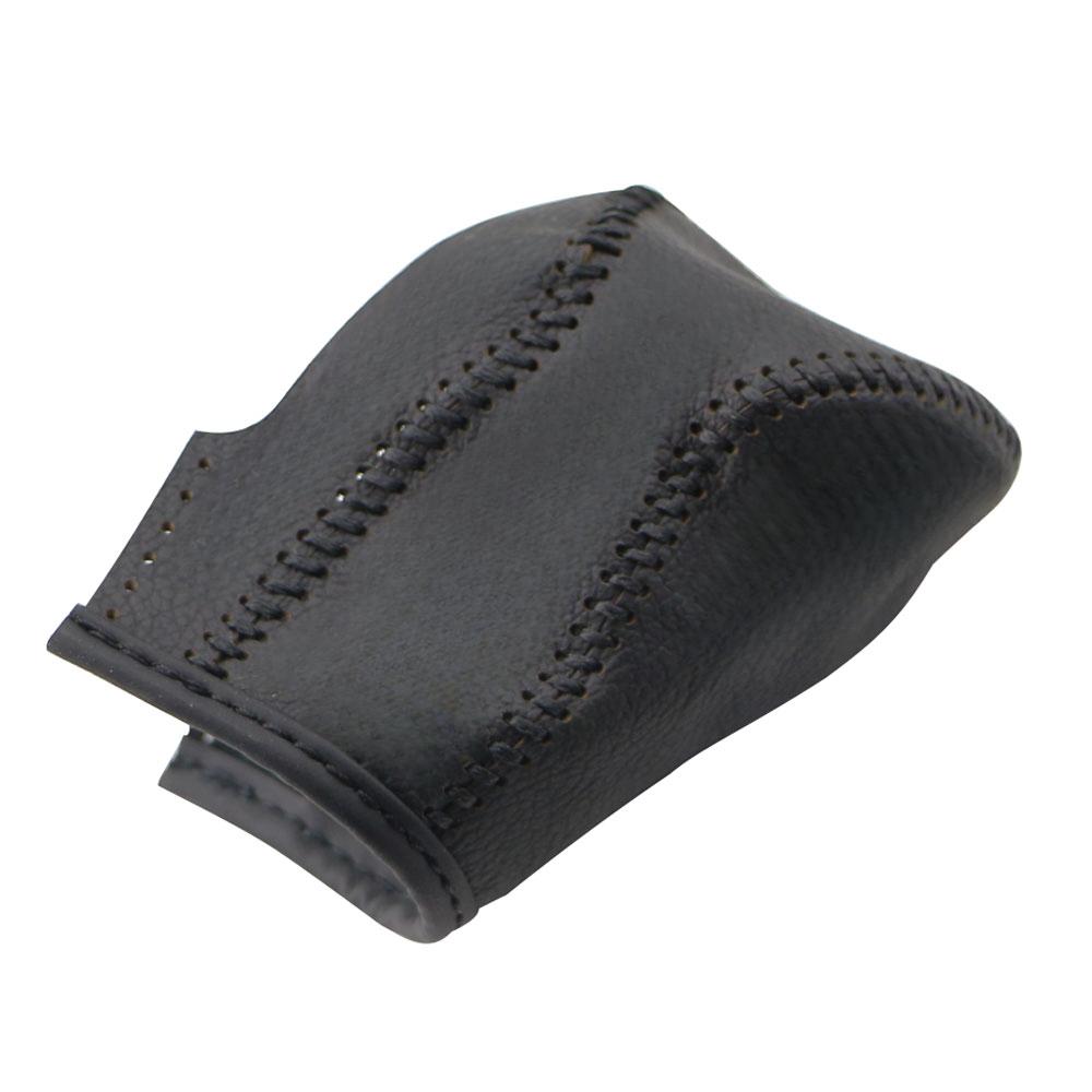 Leather Gear Knob Stick Covers AT for Honda CRV 2008 2009 2010 2011 2012 2013 2014 LHD Non-Slip Automatic Shifter