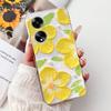 For OPPO F23 Case CPH2527 Cover Fashion Marble Flower Soft Slim Silicone Back Cover on OPPO A98 A1 5G CPH2529 OPPOF23 Phone Case