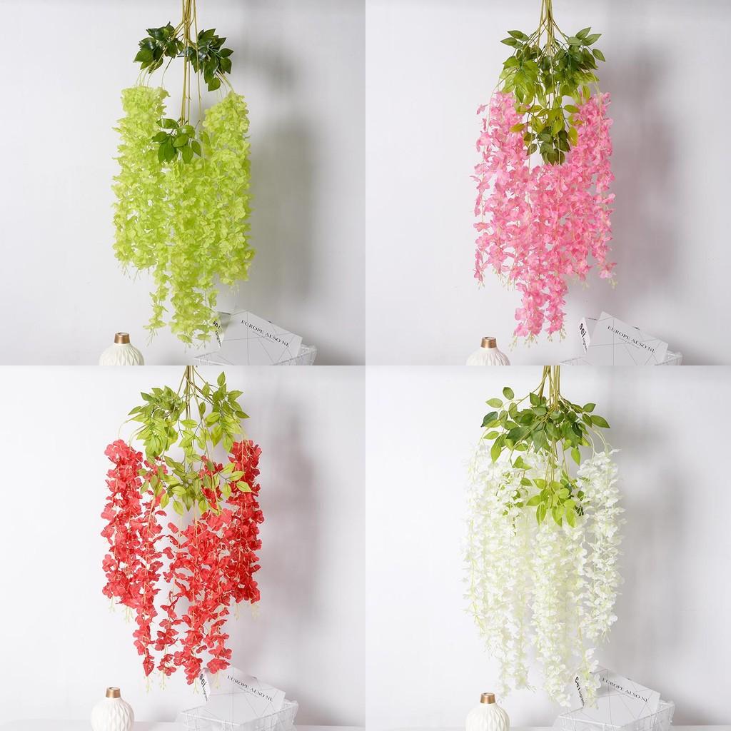 Artificial Wisteria Vine Flower String Violet Flowers For Event Decoration