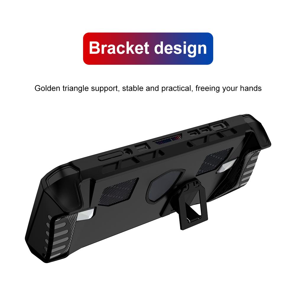 TPU Bracket Dockable Case Shockproof Protector Cover with Anti-Scratch Design Protective Shell for MSI CLAW 8 Ryzen Edition 2025