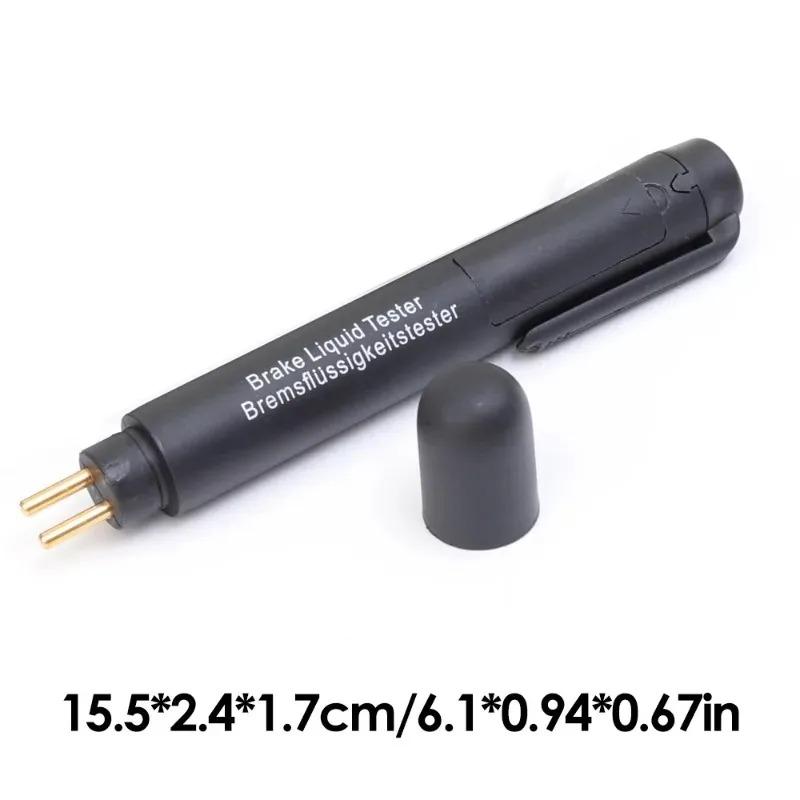 Test Pen For Car Brake Oil 5 LED Indicator Display Battery Testers Accurate Oil Quality Check Pen Car Testing Tools