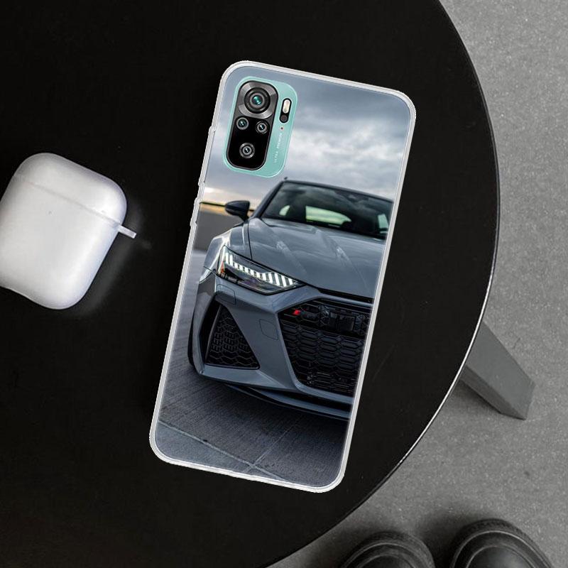 Super Car For A-Audis R-S Sport Phone Case Cover for Xiaomi Redmi Note 15 14 13 12 11 Pro Plus 14S 12S 11S 11T 11E 10S 10 Custom
