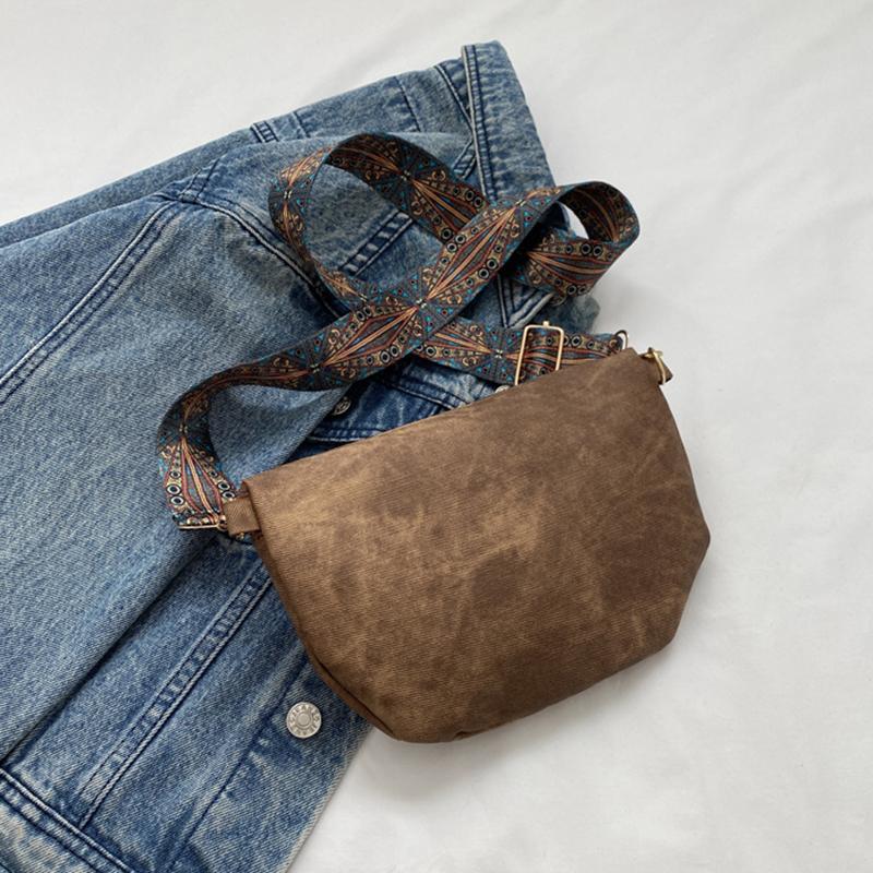 Women's PU Leather Waist Bags Stylish Hobo Solid Color Shoulder Satchel Luxury Designer Chest Bag Wide Strap Fashion Fanny Pack