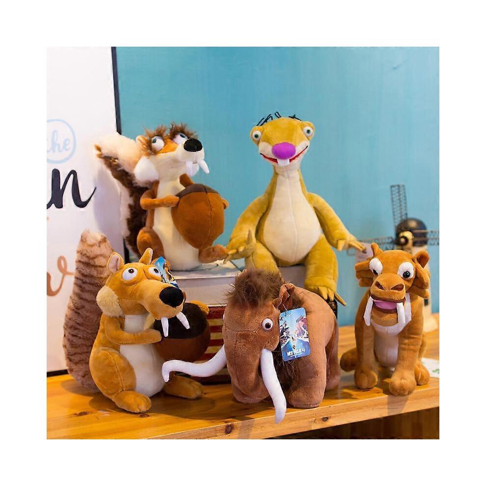 Bambola Animale Divertente Carina Era Glaciale 3 Scrat Scoiattolo Peluche Giocattolo Peluche Regalo 27Cm-bradipo