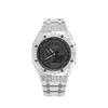 Casio Men Liquid Crystal,Analog Dual Display Series Black Watch GA-2100-1A1(Watch8--)