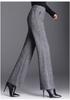 Women's Slimming High-Waisted Woolen Flare Pants, Autumn/Winter 2026 Collection - Stylish, Straight-Leg Design