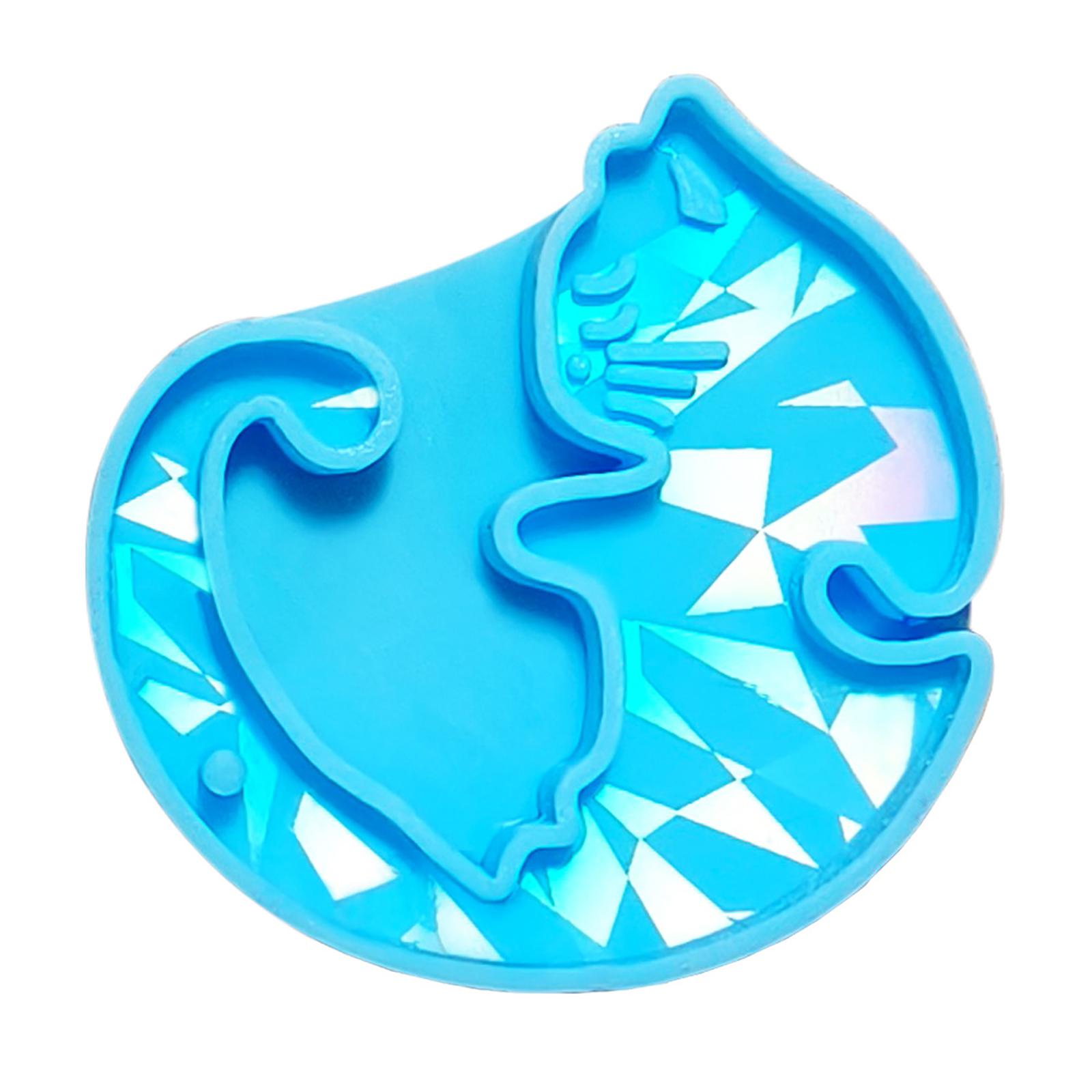 

Красивые украшения и украшения Форма ручной работы Спящая брелок Подвеска смоляная форма для любителей моды синий