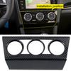 Car Accessories for Subaru WRX STi 2016 2017 2018   Carbon Fiber Printed Interior Air Condition Knob Cover Trim 1pcs