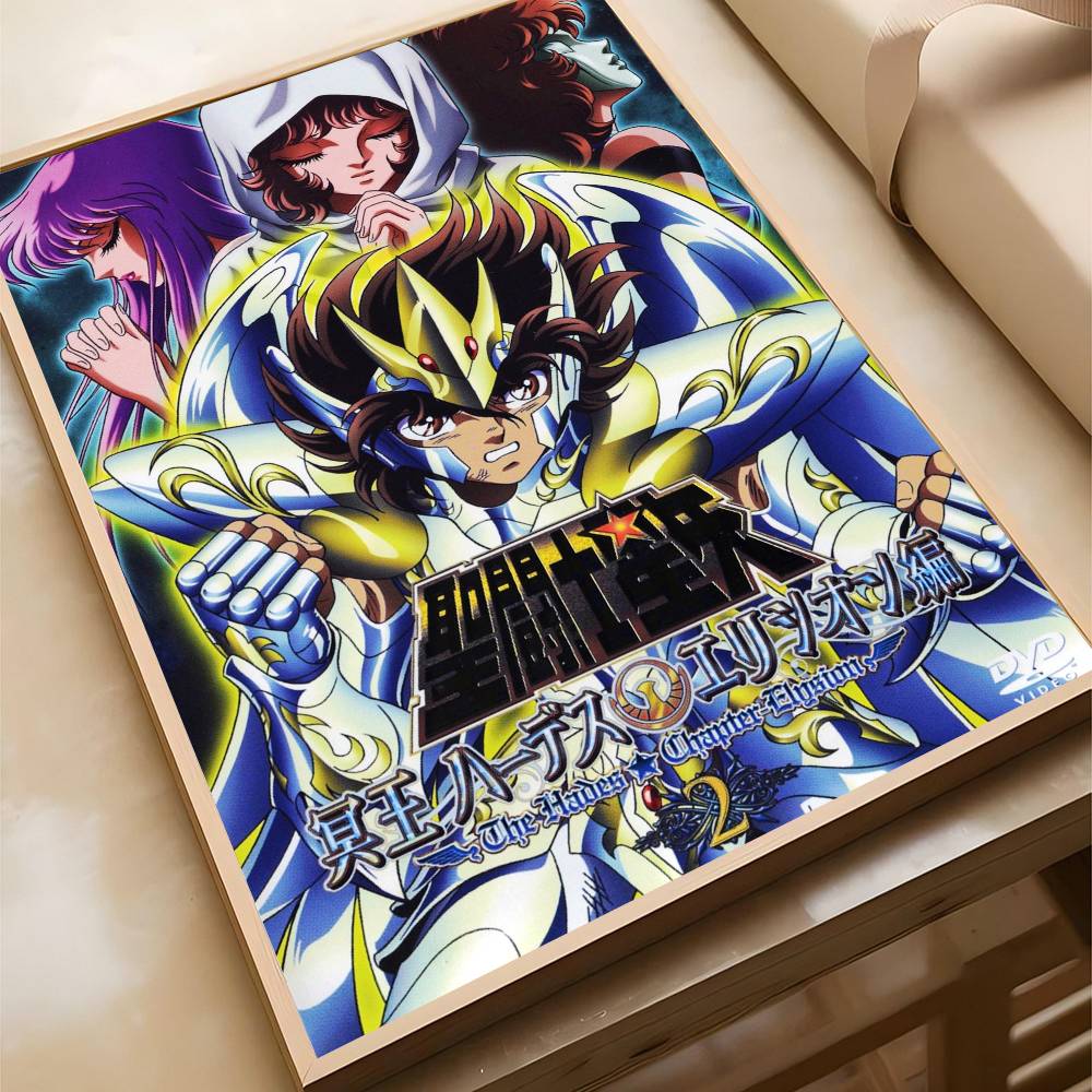 Saint Seiya The Hades Chapter - Inferno Trilogy DVD Cover Poster Bedroom Bedside Wall Decor Living Room Entrance Mural