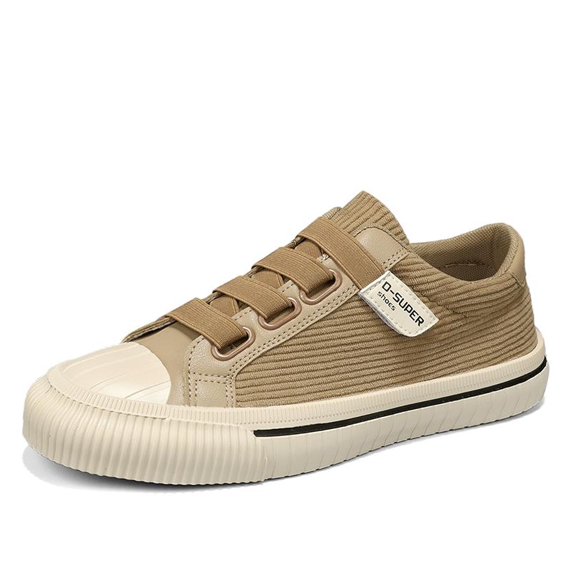 Vintage Kadife Erkek Spor Ayakkabı Moda Haki Günlük Spor Ayakkabı Erkek Orijinal Nefes Alabilir Vulkanize Ayakkabılar Erkekler için zapatos de hombre
