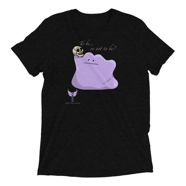 Camiseta Unisex Pokemon Meets Shakespeare Ditto Hamlet XL