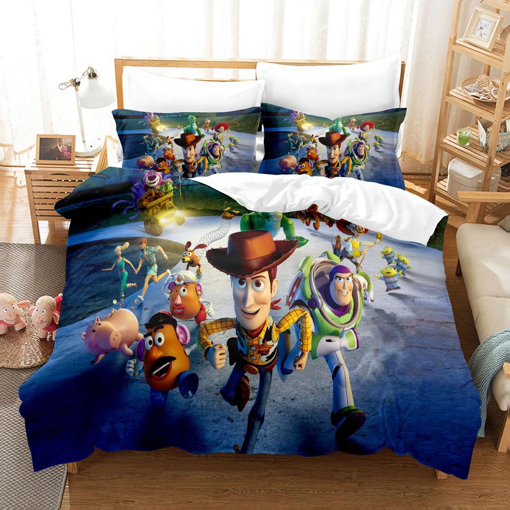 Printed Three-Dimensional 3D Digital Home Textile Three-Piece Children'S Home Textile Kit
