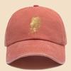 Pc Powerful and Premium Golden Lion Trendy Pattern Print Baseball Cap Urban Casual Headwear Black Papa Trucker Hat Solid Col
