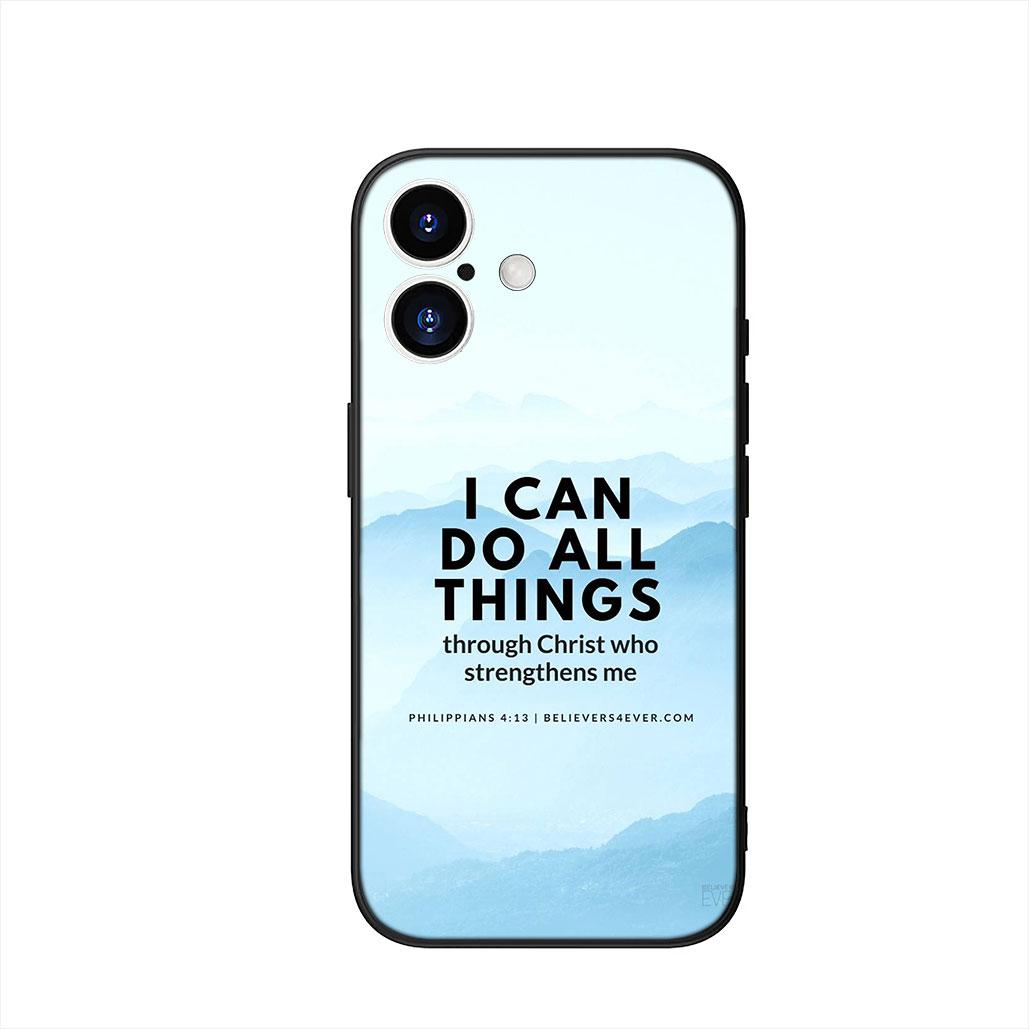 

Bible Verse Christian Philippians Phone Cover Case for Huawei P30 P20 Mate 20 Lite Pro Y7 Y6P Y7A 2019 Nova 5T 3I Casing Huawei Y7a
