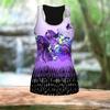 3D Large Blooms Print Women Workout Yoga Gym Printed Summer Sport Shirts Plus Size Vests