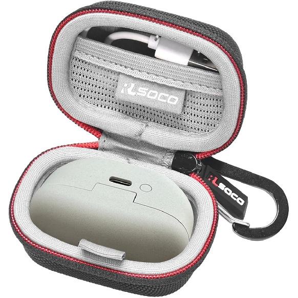 RLSOCO Hardt Etui for Sony WF-1000XM5 De Beste Ekte Trådløse Støyreduserende Ørepropper (Svart)