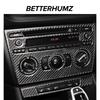 For BMW X1 E84 2011-2015 Carbon Fiber Center Console Gear CD Door Panel Trim Sticker Decoration Car Interior Tuning Accessories
