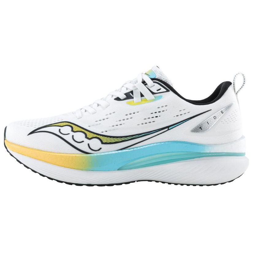 Saucony Tide Comfortable Y2K Retro Running Shoes Mesh Fabric Shock Absorption Wear-Resistant Rebound Low-Top Casual Running Shoes S28195-1