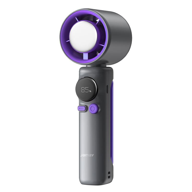 

Jamay FS930 6000mAh Ultra-Long Life Handheld Fan | Efficient Cooling | USB Rechargeable Portable Fan Summer Outdoor Cooling Tool серый