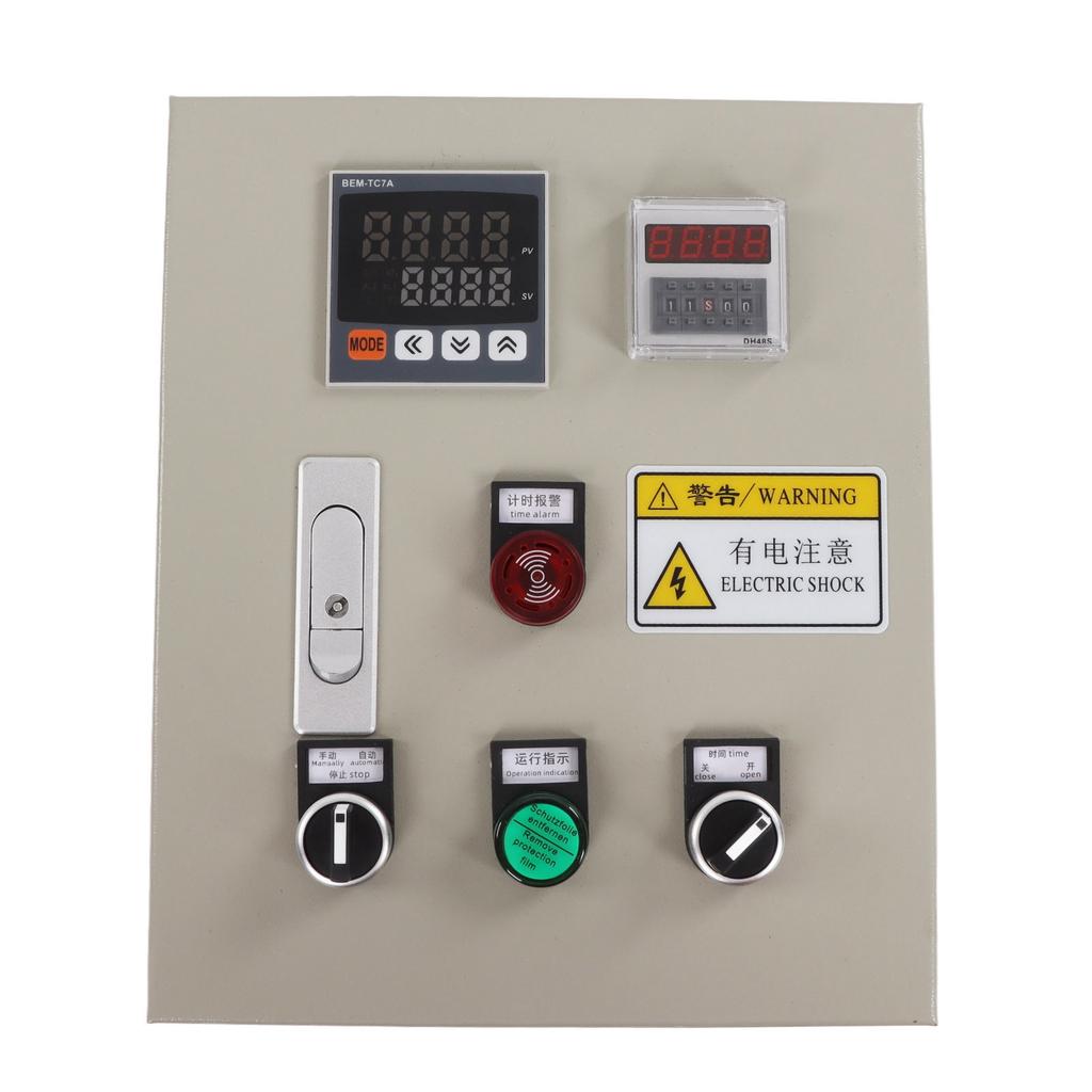 PID Temperature Control Box Intelligent Temp Controller with Thermocouple 380V AC 3 Phase 15KW