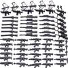 25/50/100ks Vojenské zbraně SWAT Zbraň Dělo Voják Armáda Policejní klobouk Stavebnice Figurka Příslušenství Modelové kostky DIY Hračka