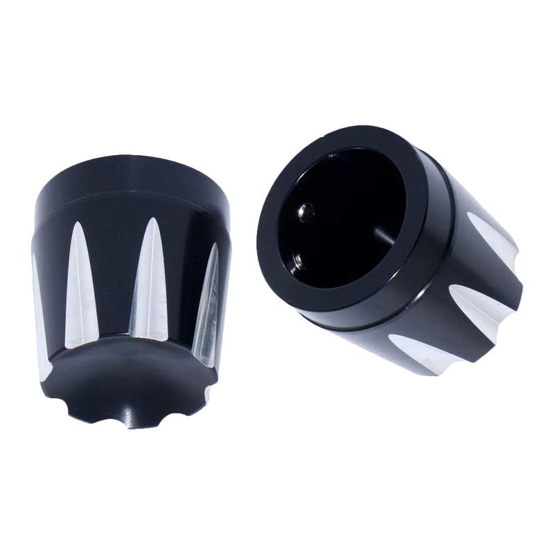 CNC Motorcycle Front Axle Nut Cover Caps Bolt for Harley Dyna Street Glide Sportster 1200 Iron 883 Fat Boy Road Kings 2008-2017