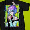 Cyberpunk Edgerunners T-Shirt, Anime Neon Grafik-T-Shirt, Futuristisches Streetwear-Shirt, Otaku Geschenk, Sci-Fi Anime Kleidung