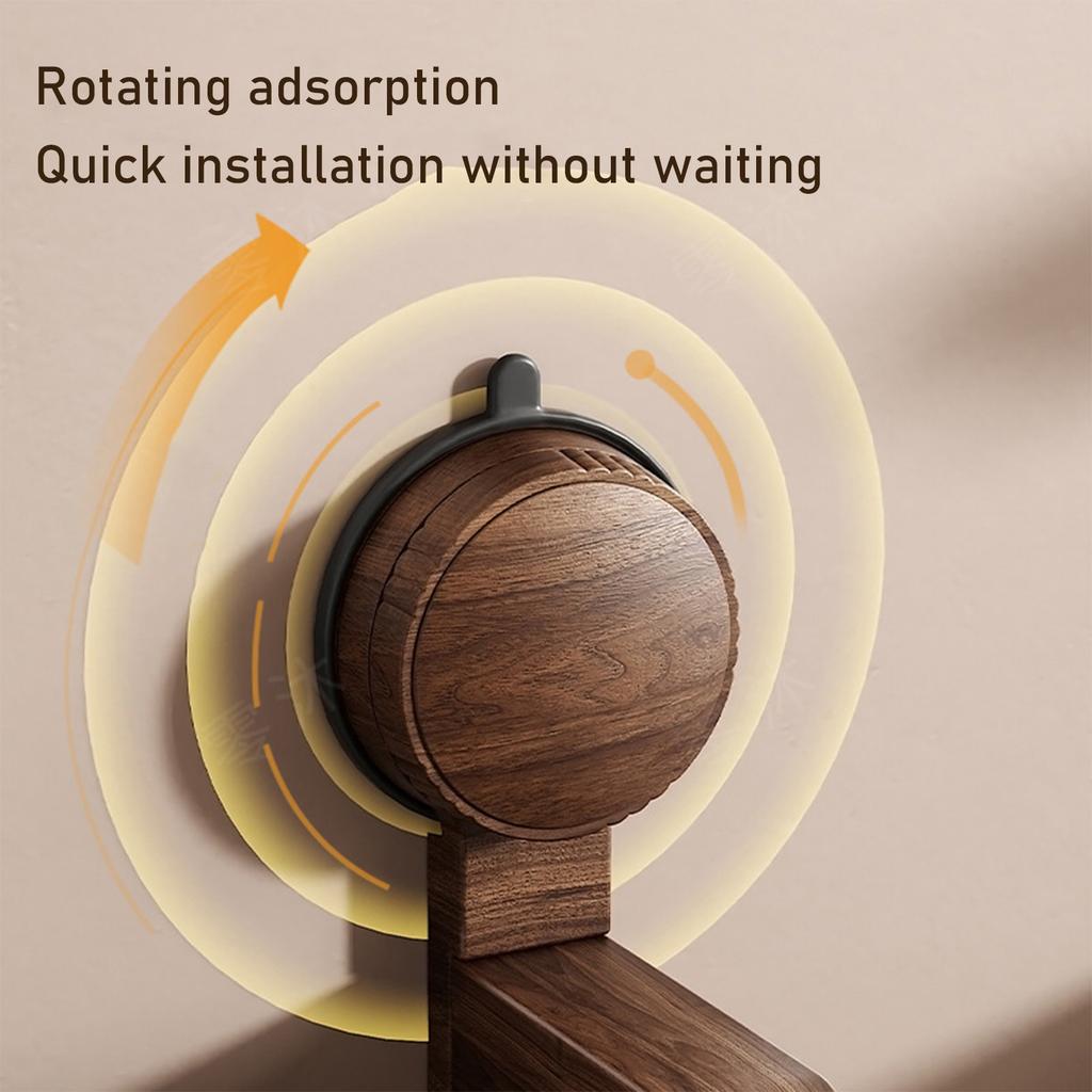 Walnut Toilet Bathroom Storage Rack Punch-free Toilet Tissue Box,