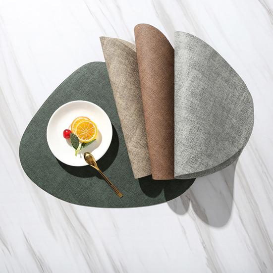 Купить Faux Leather Placemat Waterproof HeatResistant Nonslip Heat