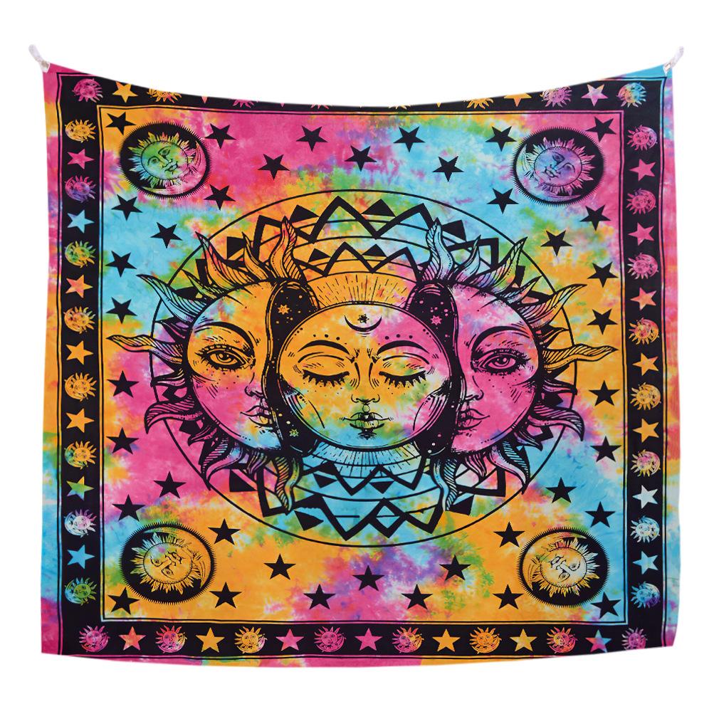 Tapestry; Colorful Art Background Cloth; Background Wall Decoration Cloth; Room Headboard Hanging Cloth; Bedroom Wall Cloth; Wall Hanging