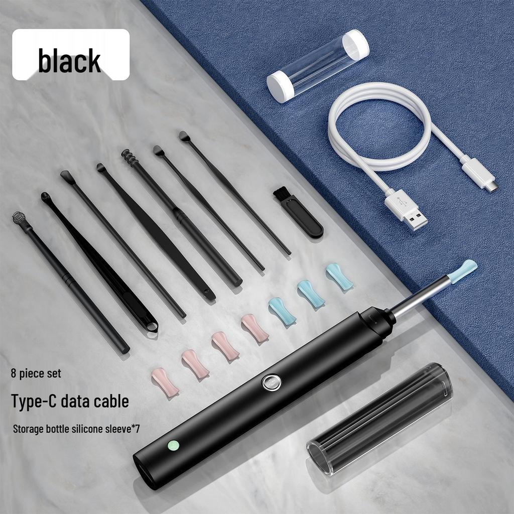 Wireless Smart Visual Ear Pick Endoscope with LED Light