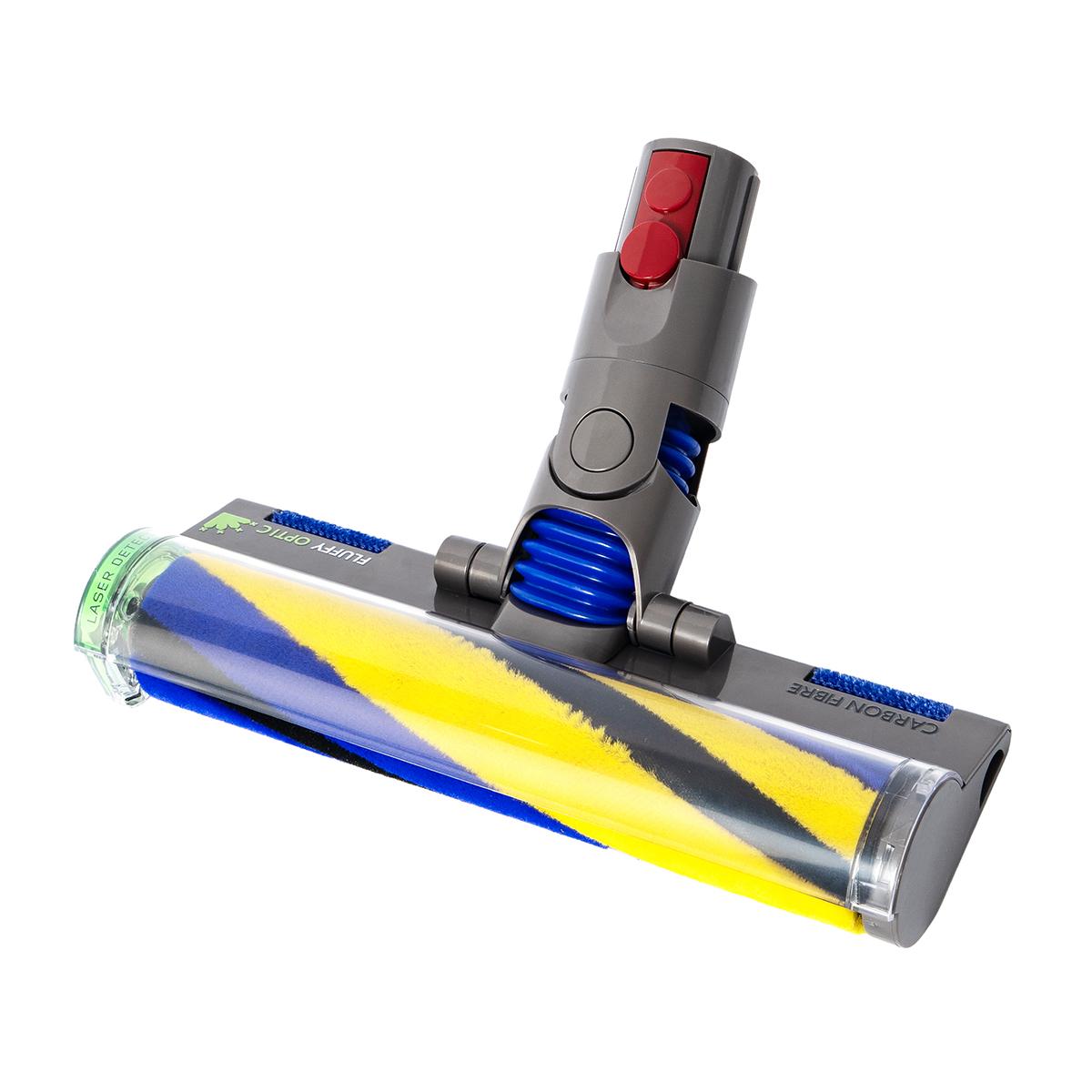 Cap de perie electric pentru aspiratorul Dyson V12 Detect Slim/V10 Slim Turbo cu lumină LED black