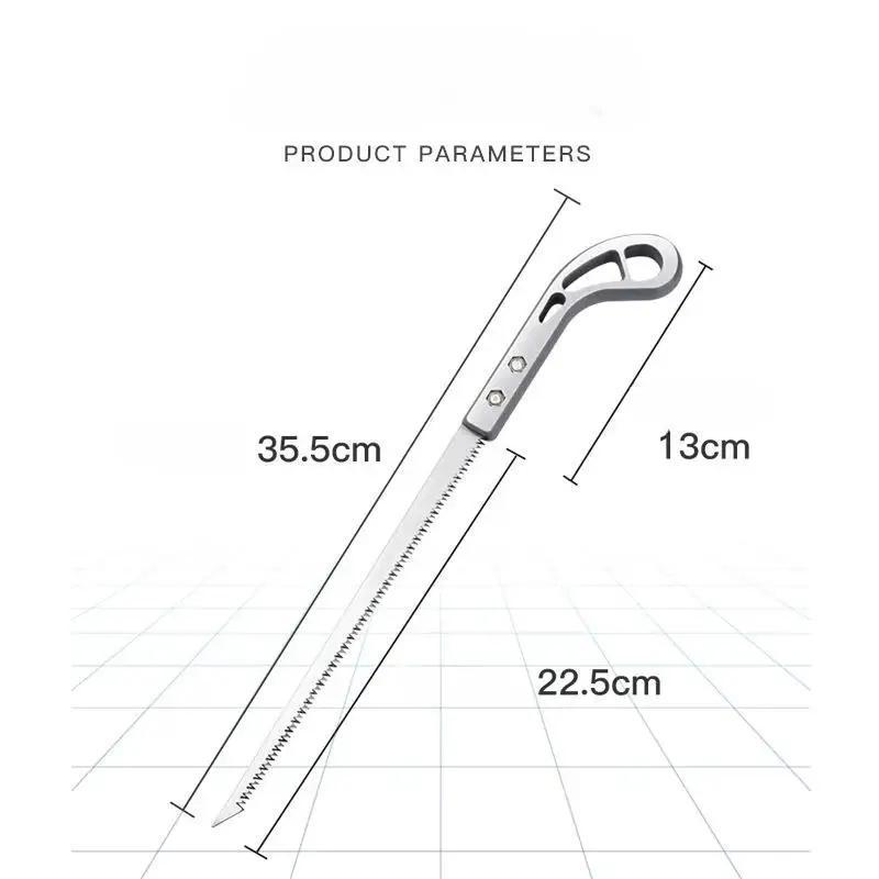 340mm SK5 Steel Hand Saw Labor-saving Fast Cutting Garden Woodworking Saw, Portable Hand Tool for Wood Wall Panel Cutting