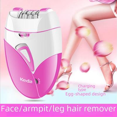 KEDA USB Rechargeable Hair Remover - Clip Wheel for Full Body & Armpit Hair Removal