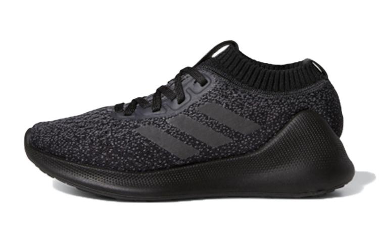 Adidas Purebounce+ Abrasion Resistant Breathable Low top Kids  Running Shoes Black Teenagers B76071 36