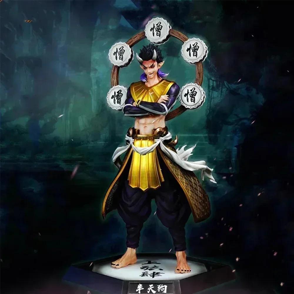 30cm  Figure Himejima Gyoumei Figure Tomiokagiyuu Action Hantengu Akaza Figures Statue Model Toy