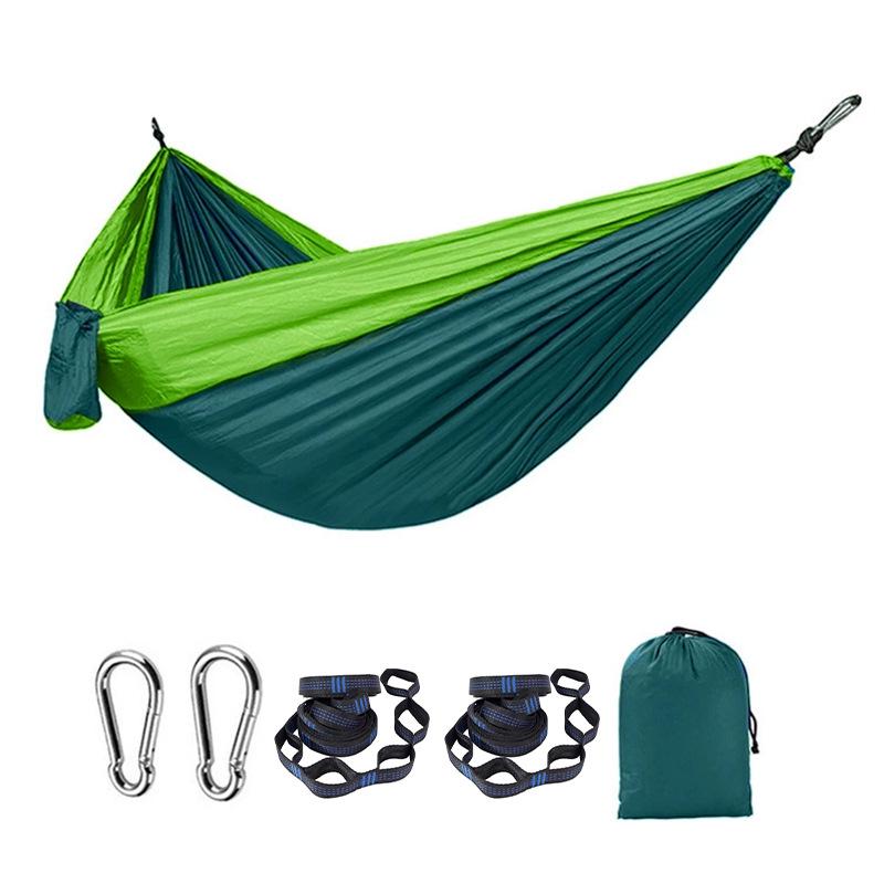 Ultralight Anti-rollover Double Camping Hammock: Strong, Portable Parachute Cloth for Outdoor Adventures