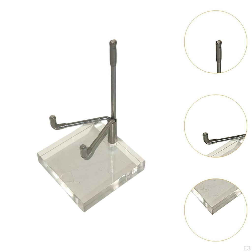 Metal ARM DISCATION CALE Mineral Holder Rock Display for Small Collector's Pieces
