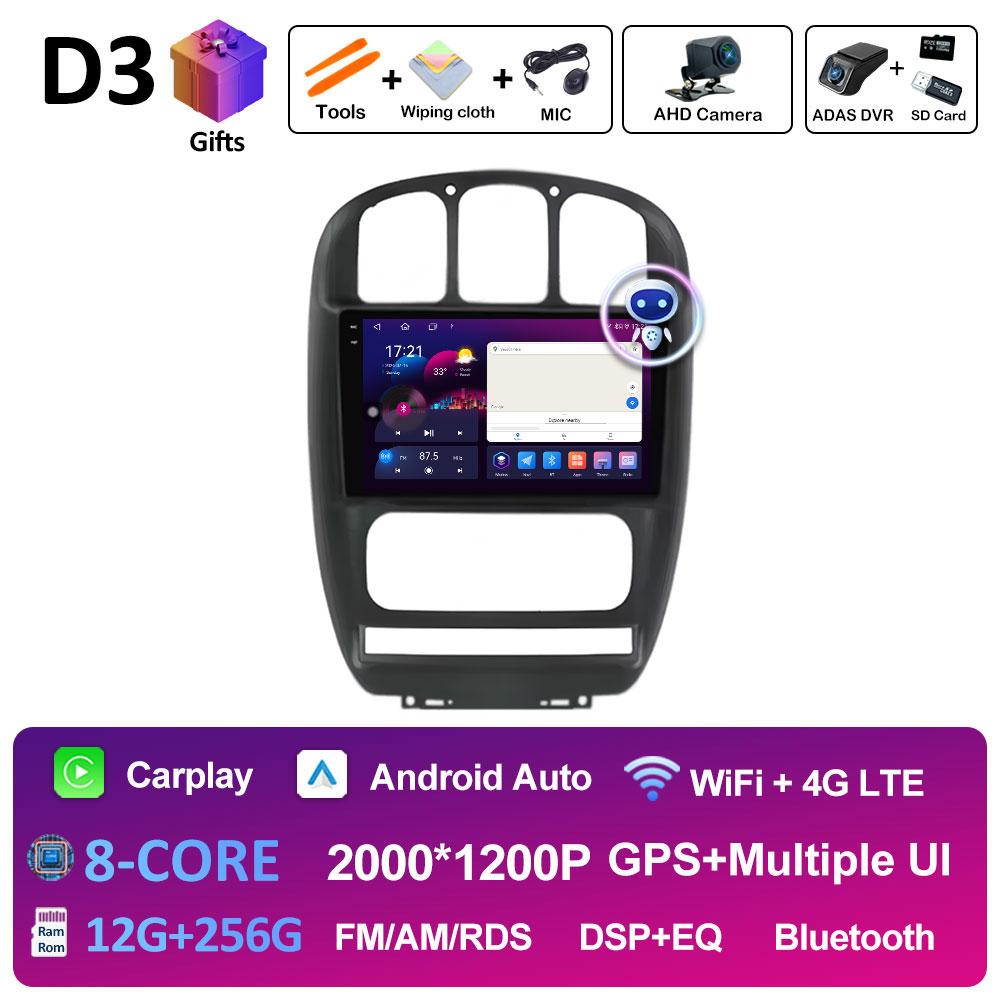 For Chrysler Grand Voyager RS 2000 2001 2002 2003 2004 2005 - 2012 Wireless Carplay Android Auto GPS Navi Bluetooth Accessories