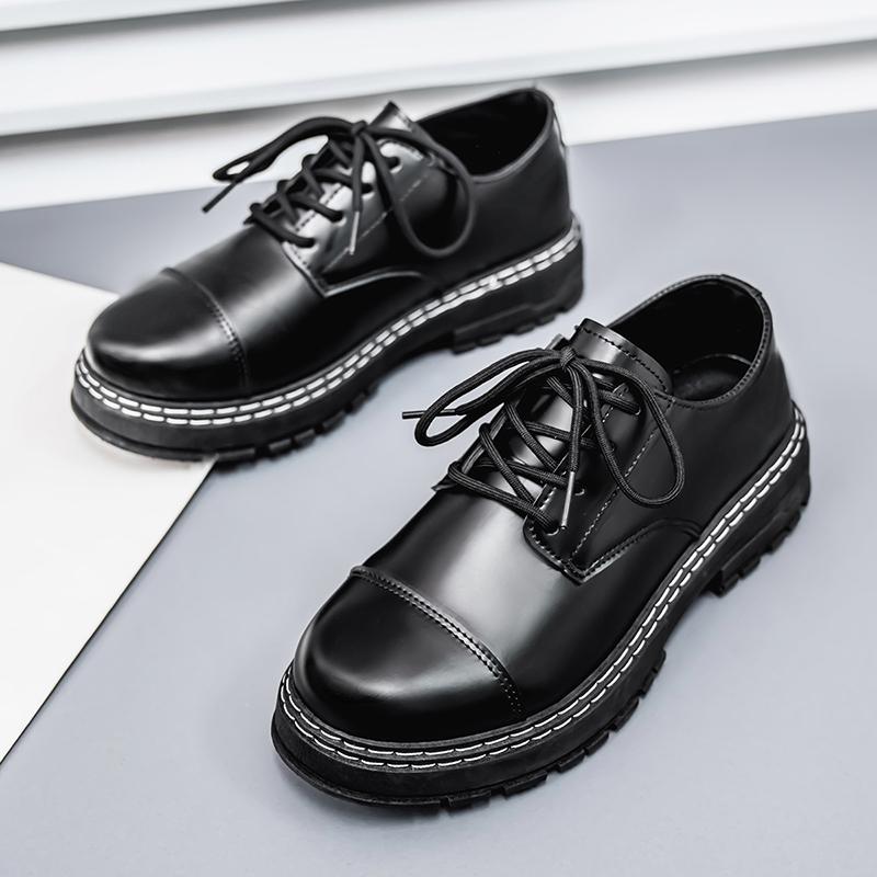 Fashion CYYTL Casual Mens Leather Dress Shoes Office Work Loafers Platform Outdoor Walking Fashion Sport Luxury Designer Summer Sneakers