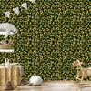Bottle Green Leather Wallpaper, 50x1000