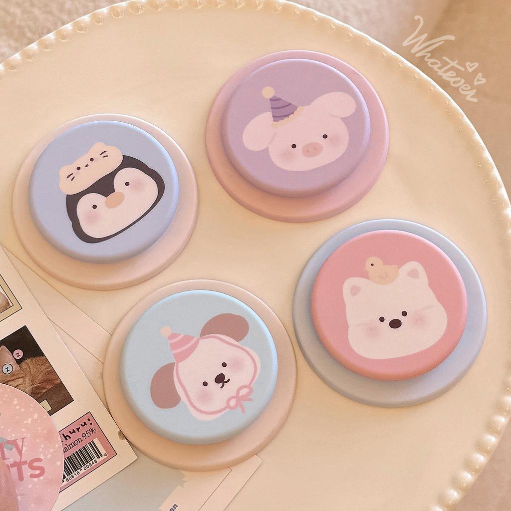 Niche Cartoon for Magsafe Magnetic Holder Film Small Animal Mobile Phone Airbag Holder Retractable and Portable