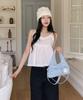 Atil Studio Denim Dewey Mini Ribbon Dot Shoulder & Crossbody Bag _ Musinsa Edition [Light Blue]