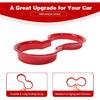 for Bronco Front Cup Holder Trim Cover Red for Ford Bronco    2024 up Red Interior Accessories