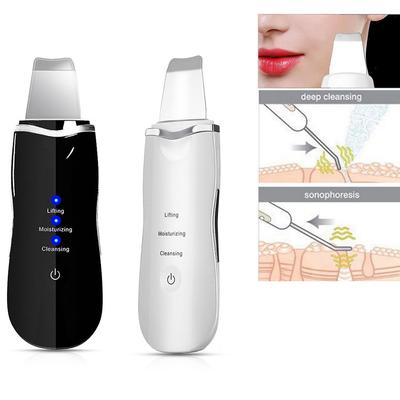 With Spray Water Peeling  Professional Sonic Beauty Care Dead Ems Facial Skin Scrubber Spatula Ultrasonic