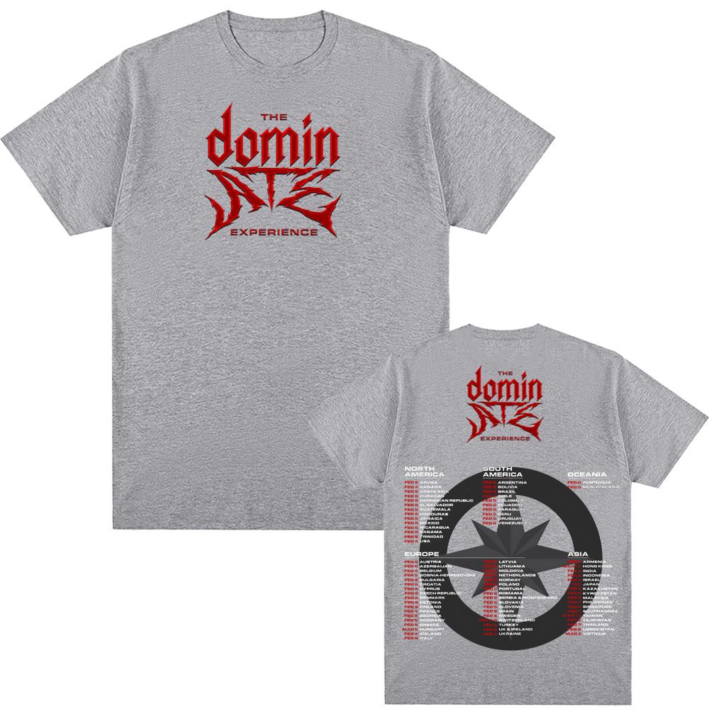The dominATE Experience Release Date T-Shirt Korean boy band High Quality Tee-shirt Sleeve Women/men 100%cotton Gothic Tshirt summer outfits