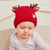 high quality[Christmas Reindeer Hat] Christmas Reindeer Antler Knit Hat for Youngsters - Cozy, Stretchy, Hand-Washable, Perfect for Fall/Winter