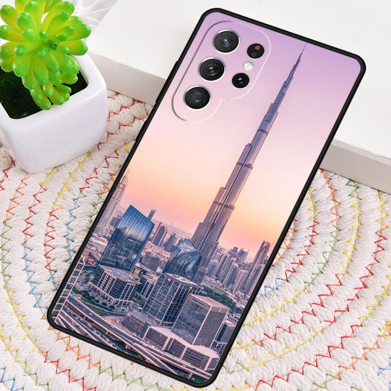Pyramider Taj Mahal Dubai Telefonfodral För Samsung Galaxy note 10 pro S26 S25 S24 S23 S22 Ultra Plus S21 FE S20 Stötsäkert Fodral
