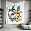 diddl Wall Tapestry Aesthetic Wall Hanging Printed Fabric Blanket Decorative Tapestries for Bedroom Living Room Home Decor