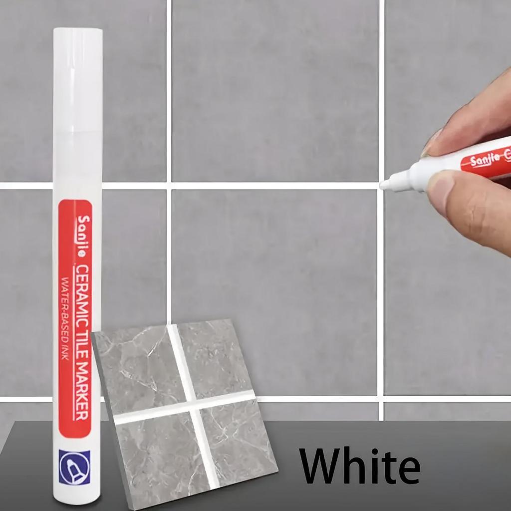 1pc Waterproof Tile Marker Grout Pen Wall Seam Pen For Tiles Floor Bathroom Decontamination Seam Repair Tools  For Hotel